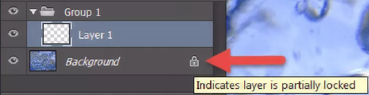 unlock layer adobe cc