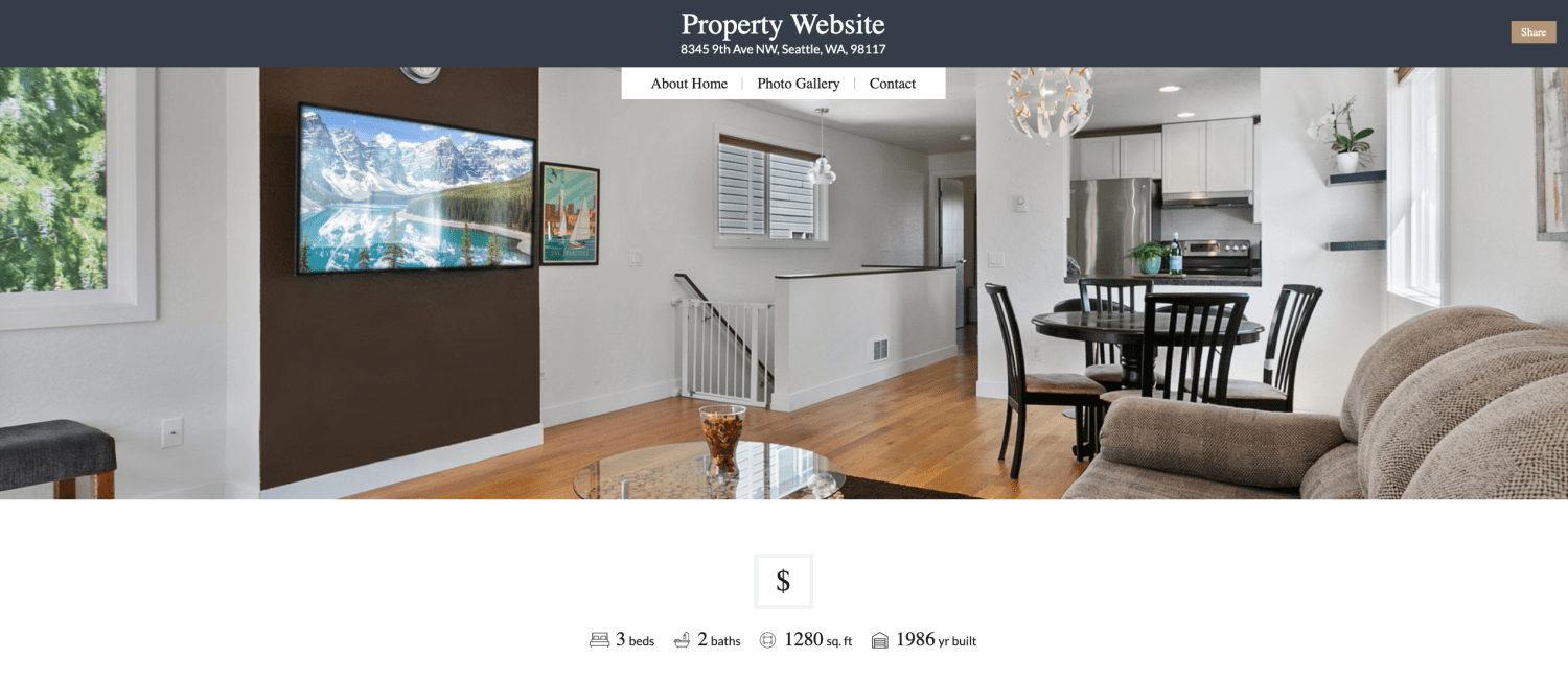 property microsite