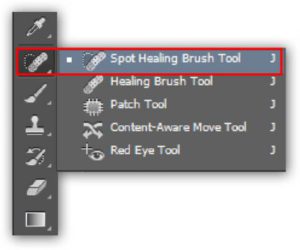 spot healing brush