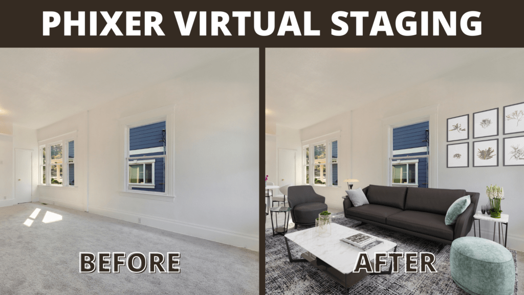 virtual staging photos for marketing